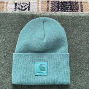 Carhartt beanie. Blue green.